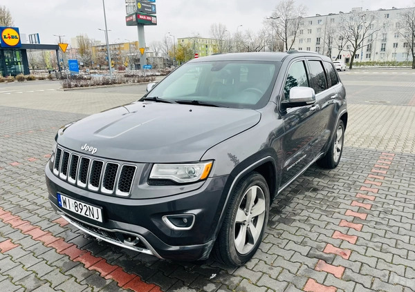 Jeep Grand Cherokee cena 111500 przebieg: 90108, rok produkcji 2016 z Warszawa małe 232